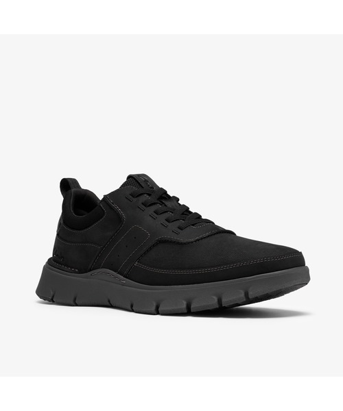 Clarks(クラークス)の「Step365 Style/ステップ365スタイル(ブラック オイリーレザー)(スニーカー・メンズ・ブラック・UK9.5/UK10/UK10.5/UK11/UK9/UK6/UK7.5/UK8/UK8.5/UK6.5/UK7)」の4枚目の写真