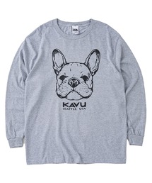 KAVU/カブー 22 Dog LS Tee/22 ドッグ ロングスリーブ Tシャツ
