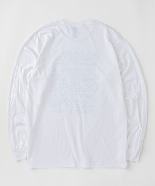 KAVU(カブー)の「KAVU/カブー 22 Dog LS Tee/22 ドッグ ロングスリーブ Tシャツ(Tシャツ/カットソー・メンズ・グレー/ホワイト/ミント・X-LARGE/MEDIUM/LARGE)」の9枚目の写真