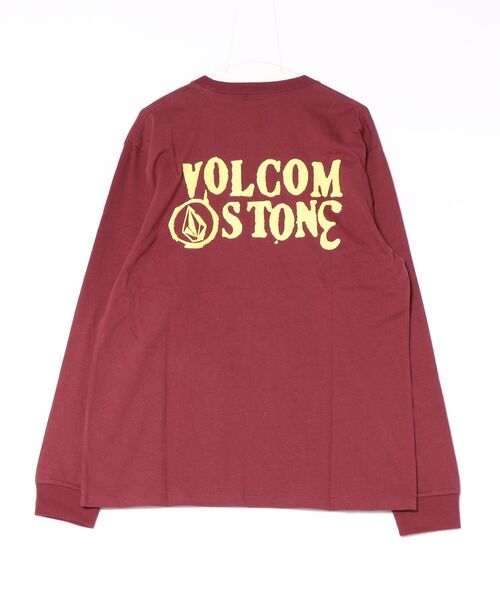 VOLCOM(ボルコム)の「VOLCOM メンズ STONESTOWN LS ロンT 【2026年秋冬モデル】/ボルコムバックプリントロゴ長袖ロンT(Tシャツ/カットソー・メンズ・バーガンディー/ホワイト/ブラック・MEDIUM/LARGE/X-LARGE)」の7枚目の写真