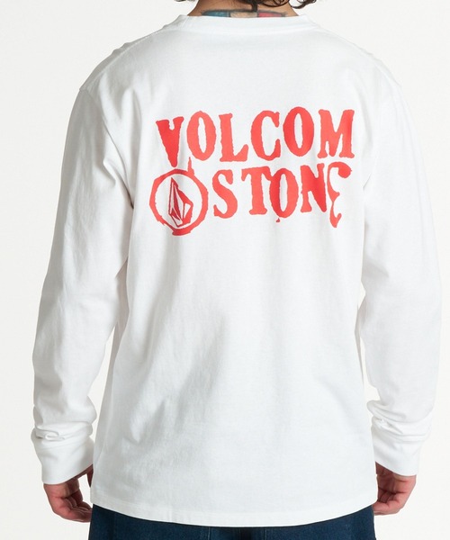 VOLCOM(ボルコム)の「VOLCOM メンズ STONESTOWN LS ロンT 【2026年秋冬モデル】/ボルコムバックプリントロゴ長袖ロンT(Tシャツ/カットソー・メンズ・バーガンディー/ホワイト/ブラック・MEDIUM/LARGE/X-LARGE)」の10枚目の写真