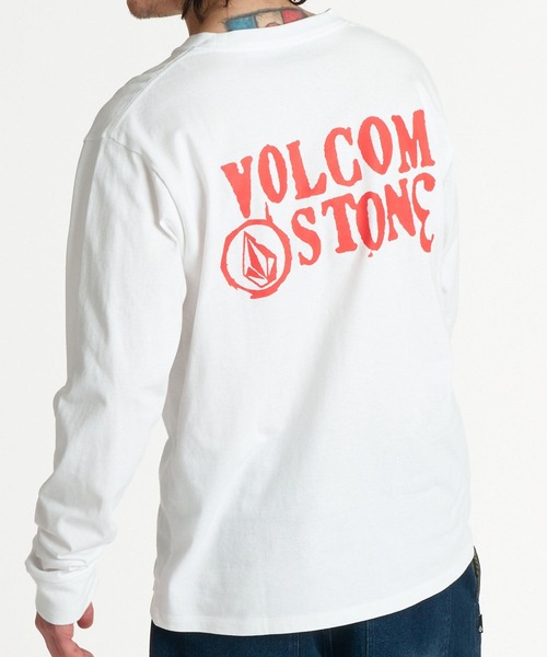 VOLCOM(ボルコム)の「VOLCOM メンズ STONESTOWN LS ロンT 【2026年秋冬モデル】/ボルコムバックプリントロゴ長袖ロンT(Tシャツ/カットソー・メンズ・バーガンディー/ホワイト/ブラック・MEDIUM/LARGE/X-LARGE)」の11枚目の写真