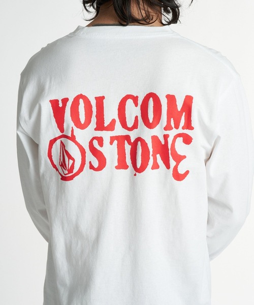 VOLCOM(ボルコム)の「VOLCOM メンズ STONESTOWN LS ロンT 【2026年秋冬モデル】/ボルコムバックプリントロゴ長袖ロンT(Tシャツ/カットソー・メンズ・バーガンディー/ホワイト/ブラック・MEDIUM/LARGE/X-LARGE)」の12枚目の写真