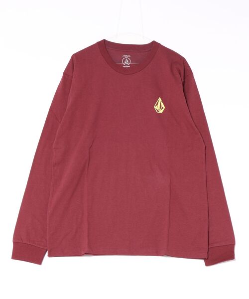 VOLCOM(ボルコム)の「VOLCOM メンズ STONESTOWN LS ロンT 【2026年秋冬モデル】/ボルコムバックプリントロゴ長袖ロンT(Tシャツ/カットソー・メンズ・バーガンディー/ホワイト/ブラック・MEDIUM/LARGE/X-LARGE)」の8枚目の写真