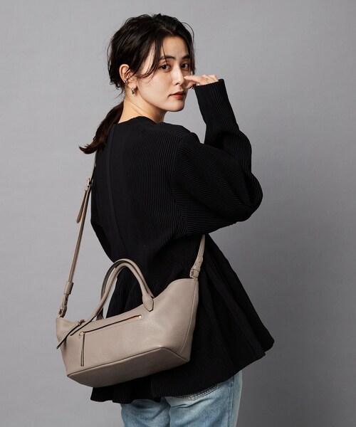 TOFF&LOADSTONE（トフアンドロードストーン）の「Wing shoulder （ウィング ショルダー）（ショルダーバッグ・レディース・サンドベージュ/ブラック/ホワイト系/ネイビー系6・00）」の7枚目の写真