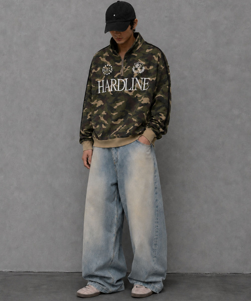 SILVER BULLET(シルバーバレット)の「『SILVER BULLET SELECT AP/シルバーバレットセレクト』長袖ハーフジップスウェット【Z】(スウェット・メンズ・ブラウン/チャコール/ウッド・M/L)」の12枚目の写真