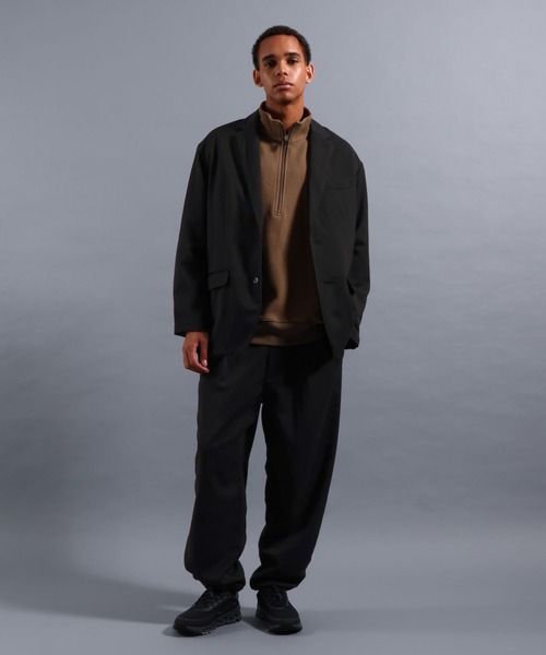 NUMERALS（ヌメラルズ）の「[NUMERALS]EASY CARE SINGLE TAILORED JACKET（テーラードジャケット・メンズ・ブラック/ネイビー・LARGE/MEDIUM）」の3枚目の写真
