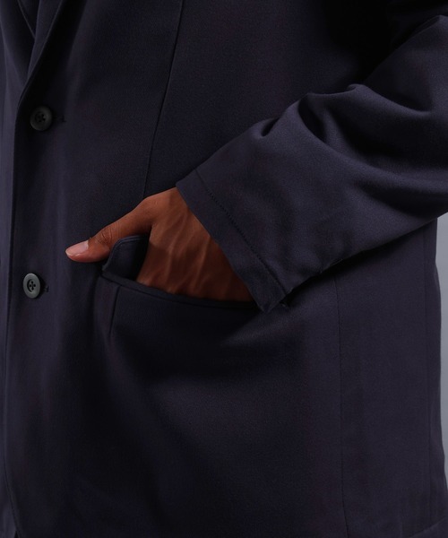 NUMERALS（ヌメラルズ）の「[NUMERALS]EASY CARE SINGLE TAILORED JACKET（テーラードジャケット・メンズ・ブラック/ネイビー・LARGE/MEDIUM）」の22枚目の写真