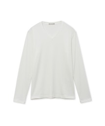 HIGH STREET∴シャドーリブジャージ長袖Vネック