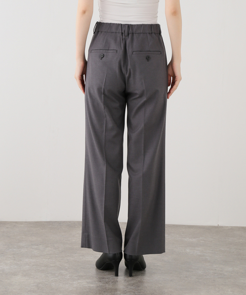 Spick & Span(スピックアンドスパン)の「《セットアップ可》サキソニータックイージーストレートパンツ(スラックス・レディース・チャコールグレー/ベージュ・38/36)」の13枚目の写真