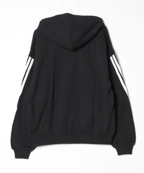 adidas(アディダス)の「アディダス KIT スリーストライプス フルジップパーカー / アディダス adidas(パーカー・メンズ・ブラック・XX-LARGE/3XL/LARGE/MEDIUM/SMALL/X-LARGE/X-SMALL)」の6枚目の写真
