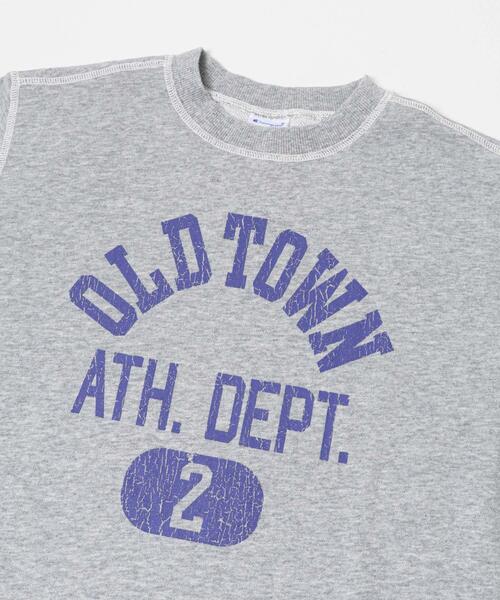 Champion(チャンピオン)の「Champion CREW NECK SWEATSHIRTS(スウェット・レディース・チャコールグレー/グレー/グリーン・SMALL)」の5枚目の写真