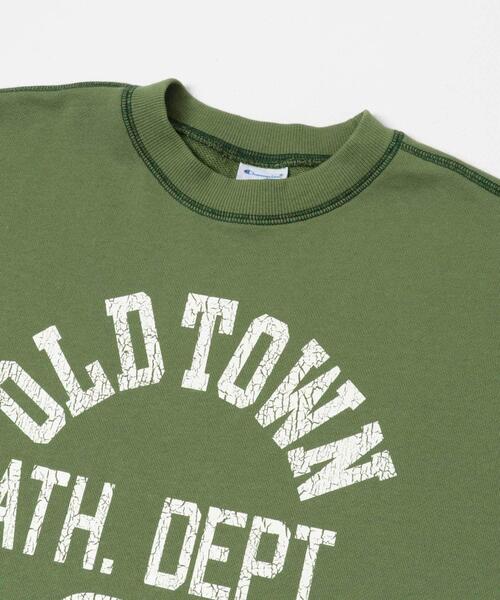 Champion(チャンピオン)の「Champion CREW NECK SWEATSHIRTS(スウェット・レディース・チャコールグレー/グレー/グリーン・SMALL)」の9枚目の写真