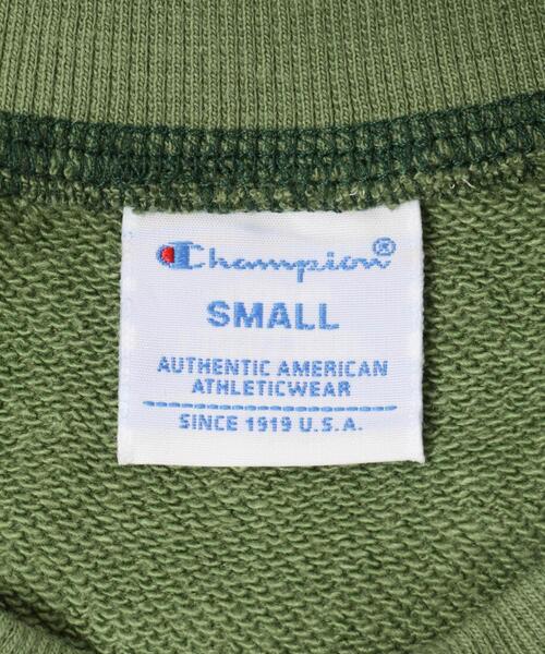 Champion(チャンピオン)の「Champion CREW NECK SWEATSHIRTS(スウェット・レディース・チャコールグレー/グレー/グリーン・SMALL)」の13枚目の写真