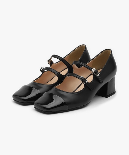 SAPPUN(サプン)の「Salvia(サルビア)メリージェーンパンプス(220-65209)SAPPUN(サプン)(パンプス・レディース・ブラック/ベージュ・22.5/23/23.5/24/24.5)」の2枚目の写真