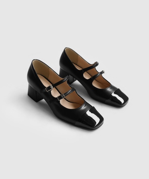 SAPPUN(サプン)の「Salvia(サルビア)メリージェーンパンプス(220-65209)SAPPUN(サプン)(パンプス・レディース・ブラック/ベージュ・22.5/23/23.5/24/24.5)」の5枚目の写真