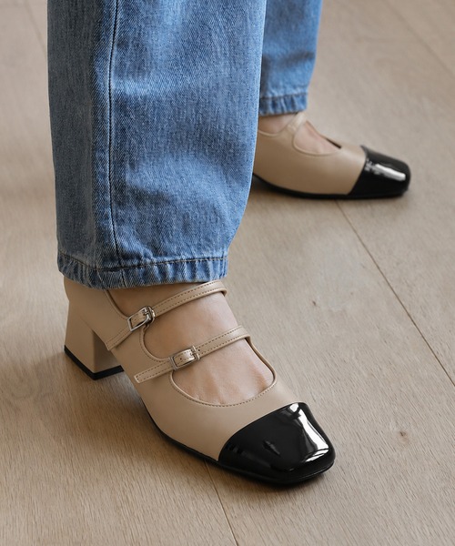SAPPUN(サプン)の「Salvia(サルビア)メリージェーンパンプス(220-65209)SAPPUN(サプン)(パンプス・レディース・ブラック/ベージュ・22.5/23/23.5/24/24.5)」の18枚目の写真