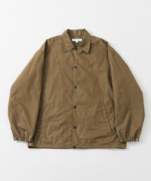 COTTON NYLON COACH JACKET