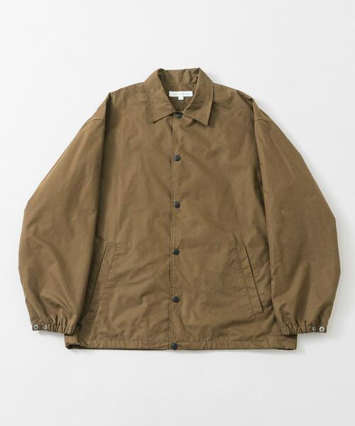 URBAN RESEARCH（アーバンリサーチ）の「COTTON NYLON COACH JACKET（ブルゾン・メンズ・ブラック/ブラウン・LARGE/MEDIUM）」の2枚目の写真