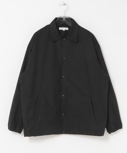URBAN RESEARCH（アーバンリサーチ）の「COTTON NYLON COACH JACKET（ブルゾン・メンズ・ブラック/ブラウン・LARGE/MEDIUM）」の3枚目の写真