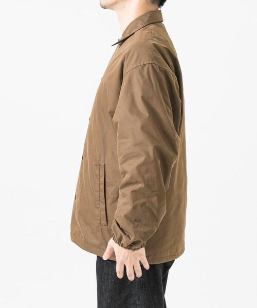 URBAN RESEARCH（アーバンリサーチ）の「COTTON NYLON COACH JACKET（ブルゾン・メンズ・ブラック/ブラウン・LARGE/MEDIUM）」の6枚目の写真