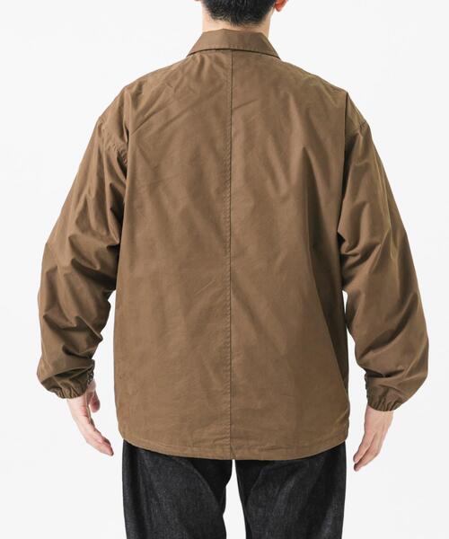 URBAN RESEARCH（アーバンリサーチ）の「COTTON NYLON COACH JACKET（ブルゾン・メンズ・ブラック/ブラウン・LARGE/MEDIUM）」の7枚目の写真