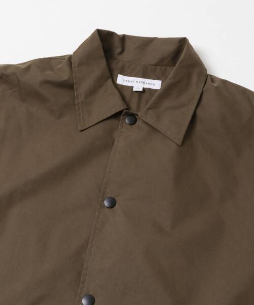 URBAN RESEARCH（アーバンリサーチ）の「COTTON NYLON COACH JACKET（ブルゾン・メンズ・ブラック/ブラウン・LARGE/MEDIUM）」の9枚目の写真