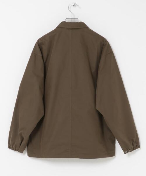 URBAN RESEARCH（アーバンリサーチ）の「COTTON NYLON COACH JACKET（ブルゾン・メンズ・ブラック/ブラウン・LARGE/MEDIUM）」の12枚目の写真