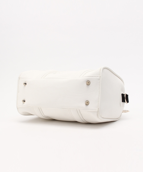 Desigual（デシグアル）の「「Desigual/デシグアル」刺繍入りボストンバッグ（ボストンバッグ・レディース・ホワイト×ブラック・ONE SIZE）」の8枚目の写真