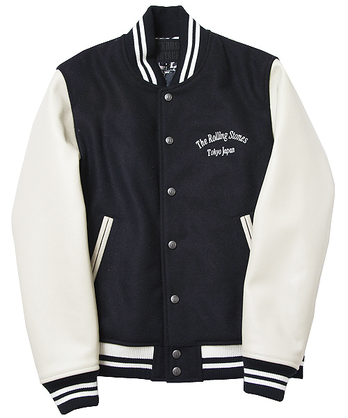 JACKROSE（ジャックローズ）の「TRS袖レザースタジャンTOKYO（スタジャン・メンズ・ブラック×ホワイト/ブラック×ブラック・XX-LARGE/XL/L/M）」の4枚目の写真