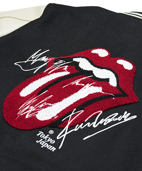 JACKROSE（ジャックローズ）の「TRS袖レザースタジャンTOKYO（スタジャン・メンズ・ブラック×ホワイト/ブラック×ブラック・XX-LARGE/XL/L/M）」の6枚目の写真