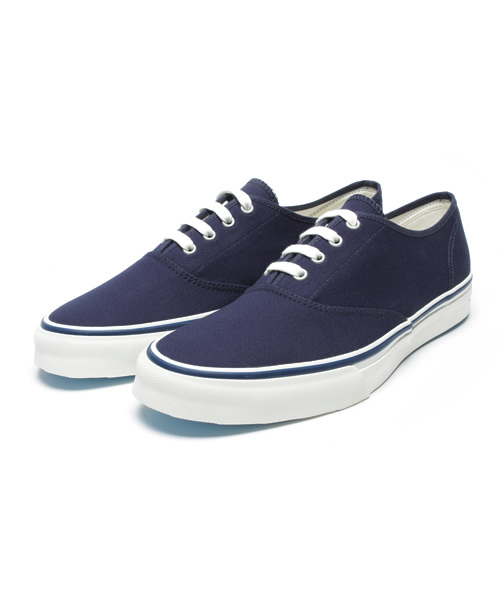 BEAUTY&YOUTH UNITED ARROWS（ビューティーアンドユースユナイテッドアローズ）の「BY キャンバス 4アイレット スニーカー ◆（スニーカー・メンズ・オフホワイト/ブラック/ネイビー・0(25cm)/1(26cm)/2(27cm)/3(28cm)）」の3枚目の写真