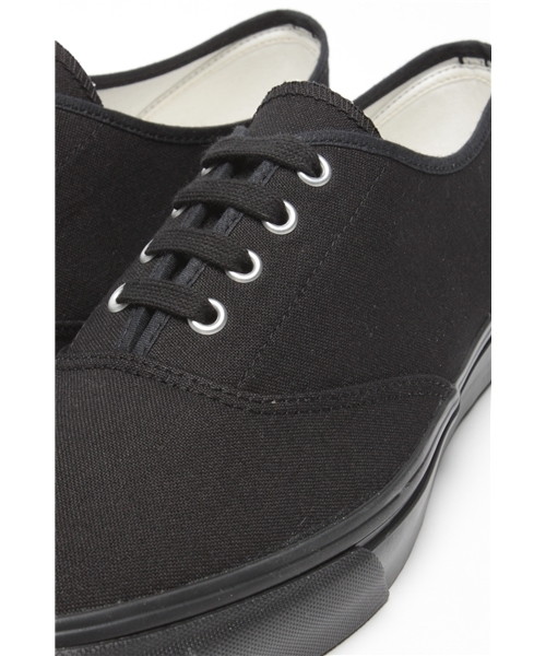BEAUTY&YOUTH UNITED ARROWS（ビューティーアンドユースユナイテッドアローズ）の「BY キャンバス 4アイレット スニーカー ◆（スニーカー・メンズ・オフホワイト/ブラック/ネイビー・0(25cm)/1(26cm)/2(27cm)/3(28cm)）」の5枚目の写真