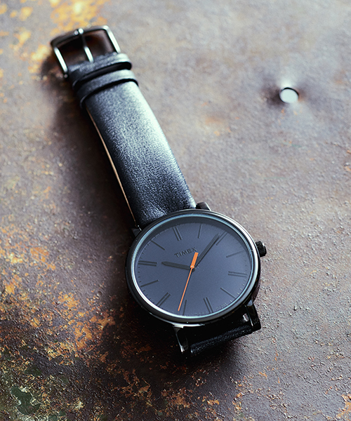 timex easy reader black