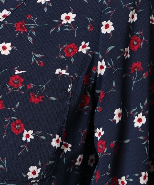 REDYAZEL（レディアゼル）の「フラワープリントシャツワンピース（シャツワンピース・レディース・イエロー系その他/レッド系その他/ブルー系その他・FREE）」の12枚目の写真