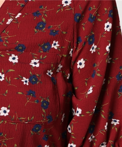 REDYAZEL（レディアゼル）の「フラワープリントシャツワンピース（シャツワンピース・レディース・イエロー系その他/レッド系その他/ブルー系その他・FREE）」の13枚目の写真