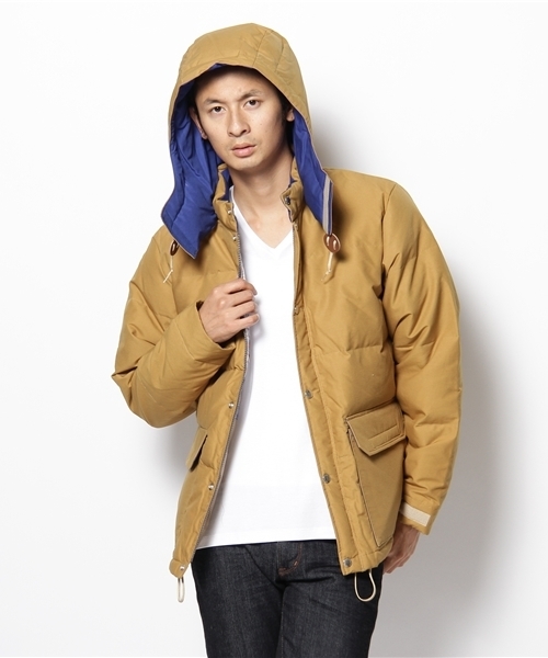 BEAUTY&YOUTH UNITED ARROWS（ビューティーアンドユースユナイテッドアローズ）の「BY CTN/NYLN ダウンジャケット ◆（ダウンジャケット/コート・メンズ・ベージュ/オレンジ/ネイビー・SMALL/MEDIUM/LARGE/X-LARGE）」の6枚目の写真