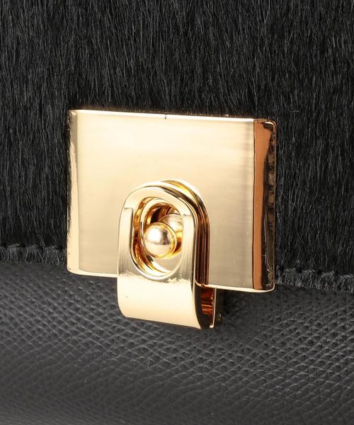 MARCO BIANCHINI（マルコビアンチーニ）の「[別注]MARCO BIANCHINI RF NEWフラップヘアー2WAYバッグ S ◆（ショルダーバッグ・レディース・ブラック・FREE）」の10枚目の写真