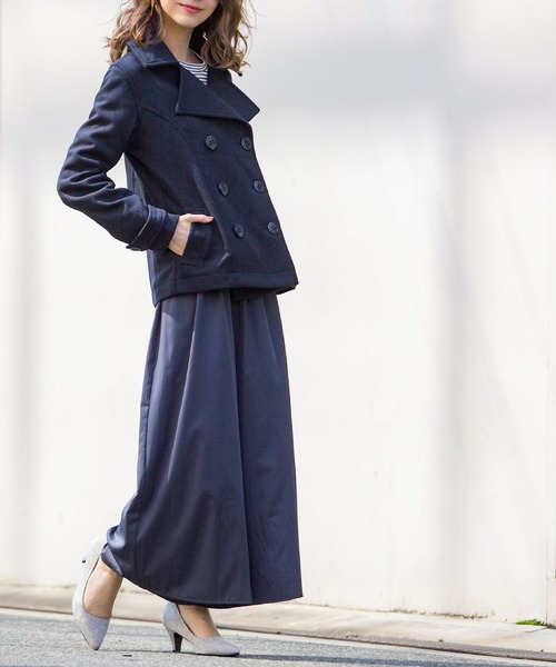 メルトン ショートPコート（ピーコート）｜Fashion Letter