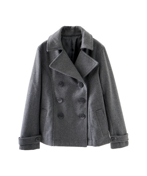 メルトン ショートPコート（ピーコート）｜Fashion Letter