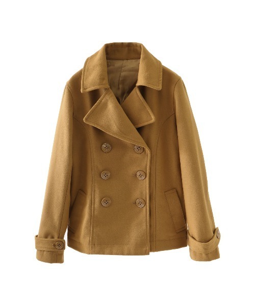 メルトン ショートPコート（ピーコート）｜Fashion Letter