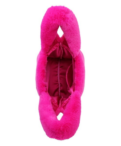 MAISON DE REEFUR（メゾンドリーファー）の「スクエア ファー バッグ（トートバッグ・レディース・グレー/ピンク系その他2・FREE）」の10枚目の写真