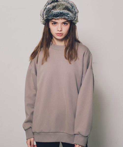 MONKEY TIME(モンキータイム)の「<monkey time> BACK SHAGGY CREW/スウェット ◆(スウェット・メンズ・ベージュ/オリーブ/オレンジ・X-LARGE/MEDIUM/LARGE/SMALL)」の7枚目の写真