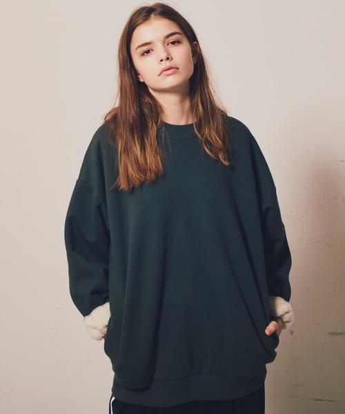 MONKEY TIME(モンキータイム)の「<monkey time> BACK SHAGGY CREW/スウェット ◆(スウェット・メンズ・ベージュ/オリーブ/オレンジ・X-LARGE/MEDIUM/LARGE/SMALL)」の17枚目の写真