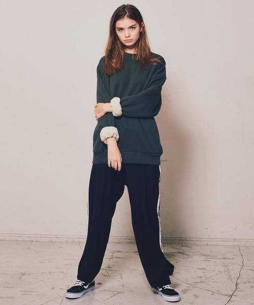 MONKEY TIME(モンキータイム)の「<monkey time> BACK SHAGGY CREW/スウェット ◆(スウェット・メンズ・ベージュ/オリーブ/オレンジ・X-LARGE/MEDIUM/LARGE/SMALL)」の12枚目の写真