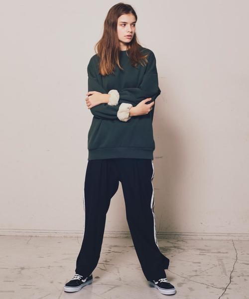 MONKEY TIME(モンキータイム)の「<monkey time> BACK SHAGGY CREW/スウェット ◆(スウェット・メンズ・ベージュ/オリーブ/オレンジ・X-LARGE/MEDIUM/LARGE/SMALL)」の13枚目の写真