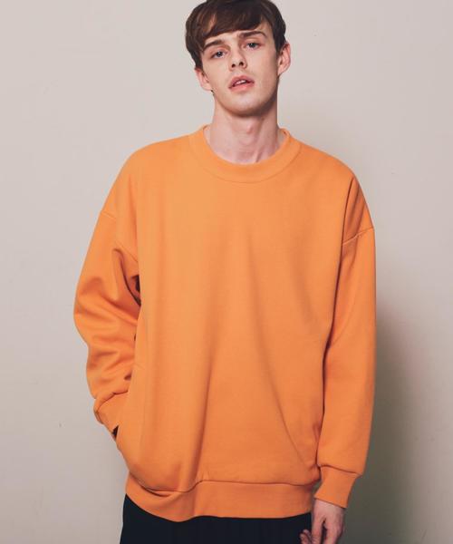 MONKEY TIME(モンキータイム)の「<monkey time> BACK SHAGGY CREW/スウェット ◆(スウェット・メンズ・ベージュ/オリーブ/オレンジ・X-LARGE/MEDIUM/LARGE/SMALL)」の14枚目の写真