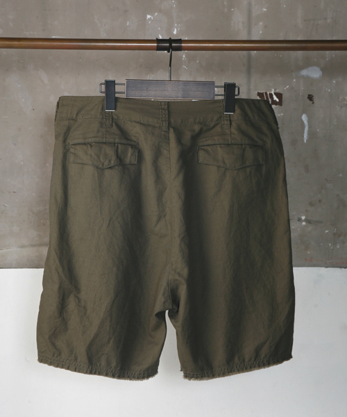 AG by EXPERIMENT（エージーバイエクスペリメント）の「●SARROUEL LOOSE SHORTS "OWS"（その他パンツ・メンズ・ライトグレー/カーキ/スミクロ・48/46/44）」の7枚目の写真