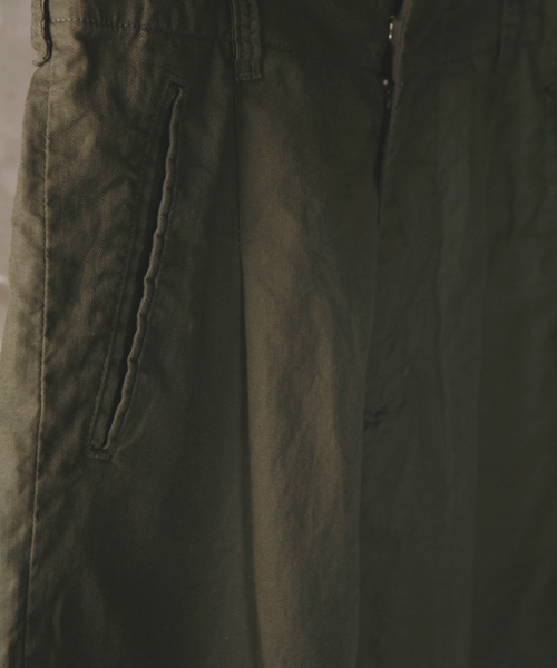 AG by EXPERIMENT（エージーバイエクスペリメント）の「●SARROUEL LOOSE SHORTS "OWS"（その他パンツ・メンズ・ライトグレー/カーキ/スミクロ・48/46/44）」の8枚目の写真