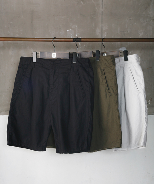 AG by EXPERIMENT（エージーバイエクスペリメント）の「●SARROUEL LOOSE SHORTS "OWS"（その他パンツ・メンズ・ライトグレー/カーキ/スミクロ・48/46/44）」の12枚目の写真